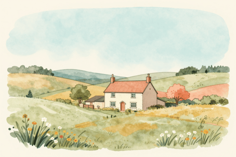 peaceful cottage in the country