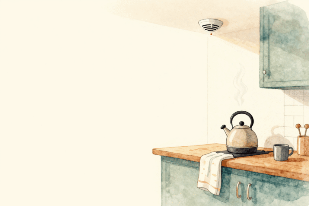 Why Anxiety Matters Kettle boiling in quiet kitchen